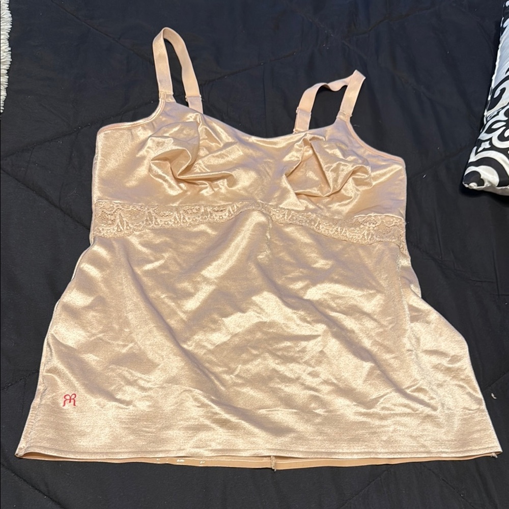 Ruby Ribbon Cream Chemise